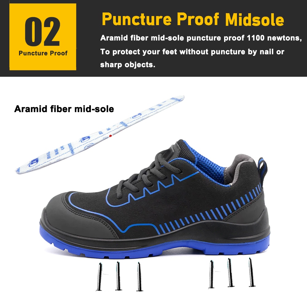 Unisex Fiberglass Toe ESD Safety Shoes Sport for Workshop