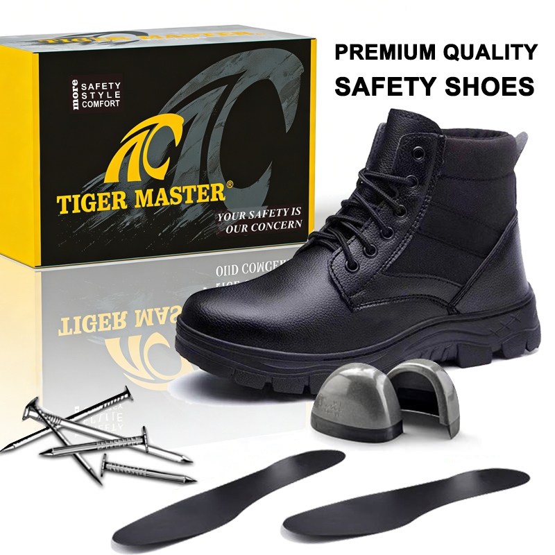 Cheap Steel Toe Mining Safety Shoes Rubber Sole