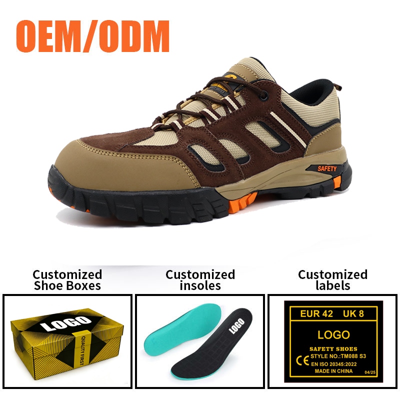Wholesale Steel Toe Industrial Work Safety Shoes Rubber Sole
