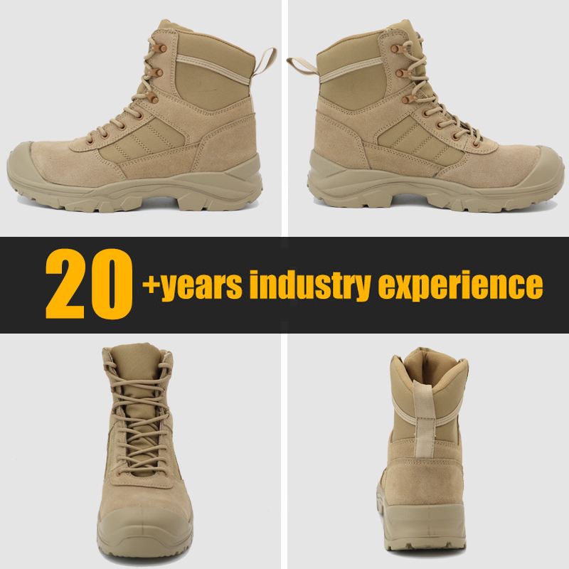 Anti-slip Steel Toe Tactical Trekking Desert Security Boots