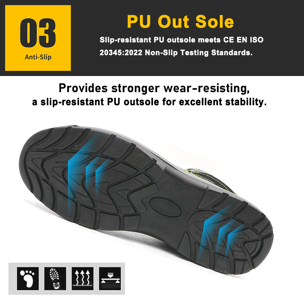 Fiberglass Toe Anti Static Kitchen Safety Shoes for Chef