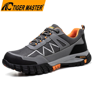 Tiger Master Steel Toe Men's Sport Safety Shoes Rubber Sole