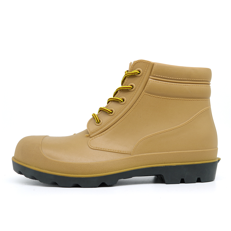 Waterproof PVC Safety Rain Shoes with Steel Toe