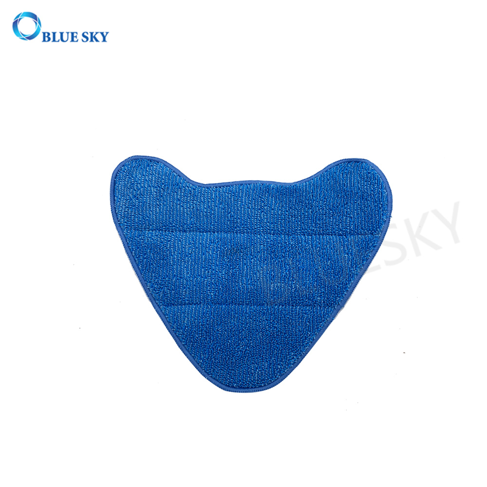 Almohadillas de tela para mopa seca y húmeda personalizadas, almohadillas para mopa de tela azul lavables, compatibles con piezas de mopa para aspiradora Zorig
