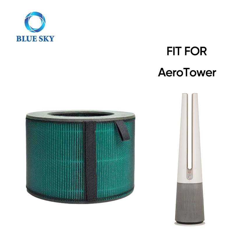 用于 LG AeroTower 空气净化器 FS151PBD0 / FS151PSF0 的 Bluesky 替换件 ADQ74834387 True HEPA 过滤器