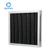 Filtro de aire de aire acondicionado de marco de aluminio de eficiencia primaria G3 G4 para sistema HVAC