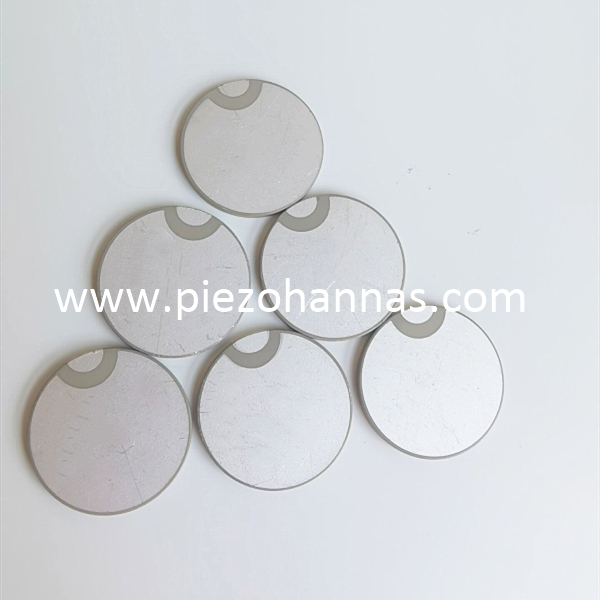 Material piezoeléctrico suave Discos piezoeléctricos Componentes piezoeléctricos para sensor ultrasónico