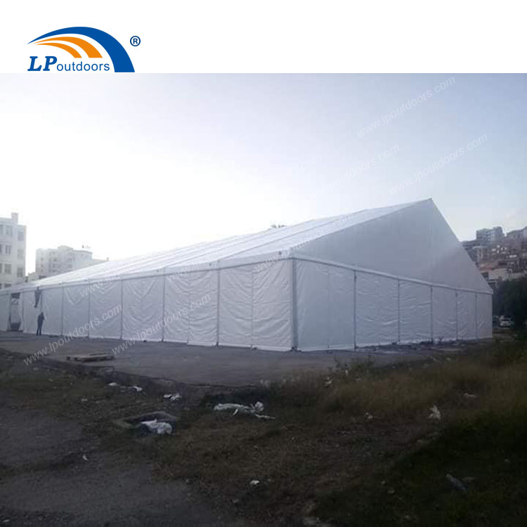 30x60米高品质临时结构车棚帐篷，用于运输租赁活动