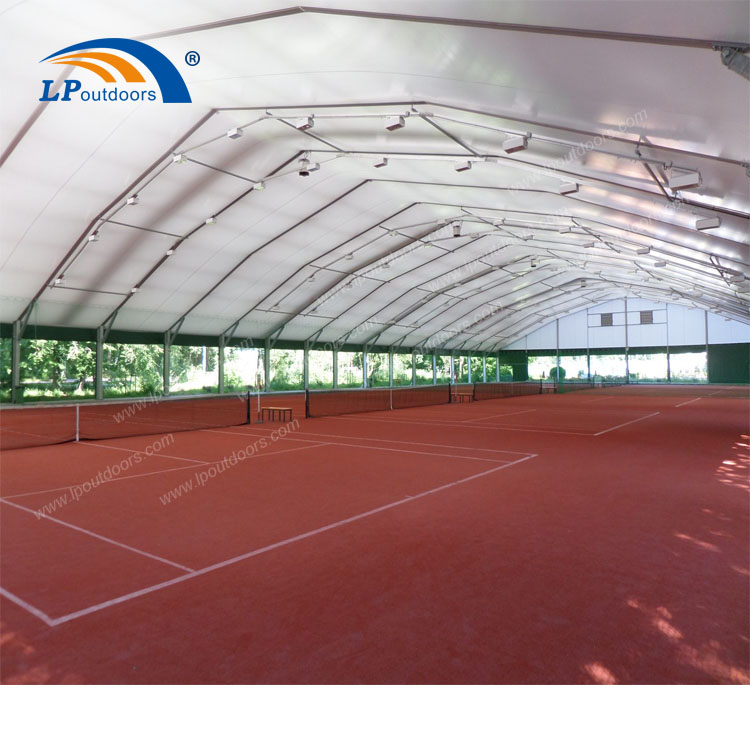 Carpa poligonal de marquesina especial grande para exteriores de 40M para cancha de tenis