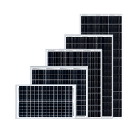 لوحة شحن الطاقة الشمسية 40-180W واحد متعدد الكريستالات اللوحة الكهروضوئية توليد الطاقة 6V18V100W