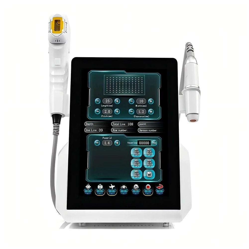 2 in 1 gefrorenem Eis Vmax Hifu Ultraschallmaschinen Anti-Aging-Falten-Narben-Sommersprossenentfernung