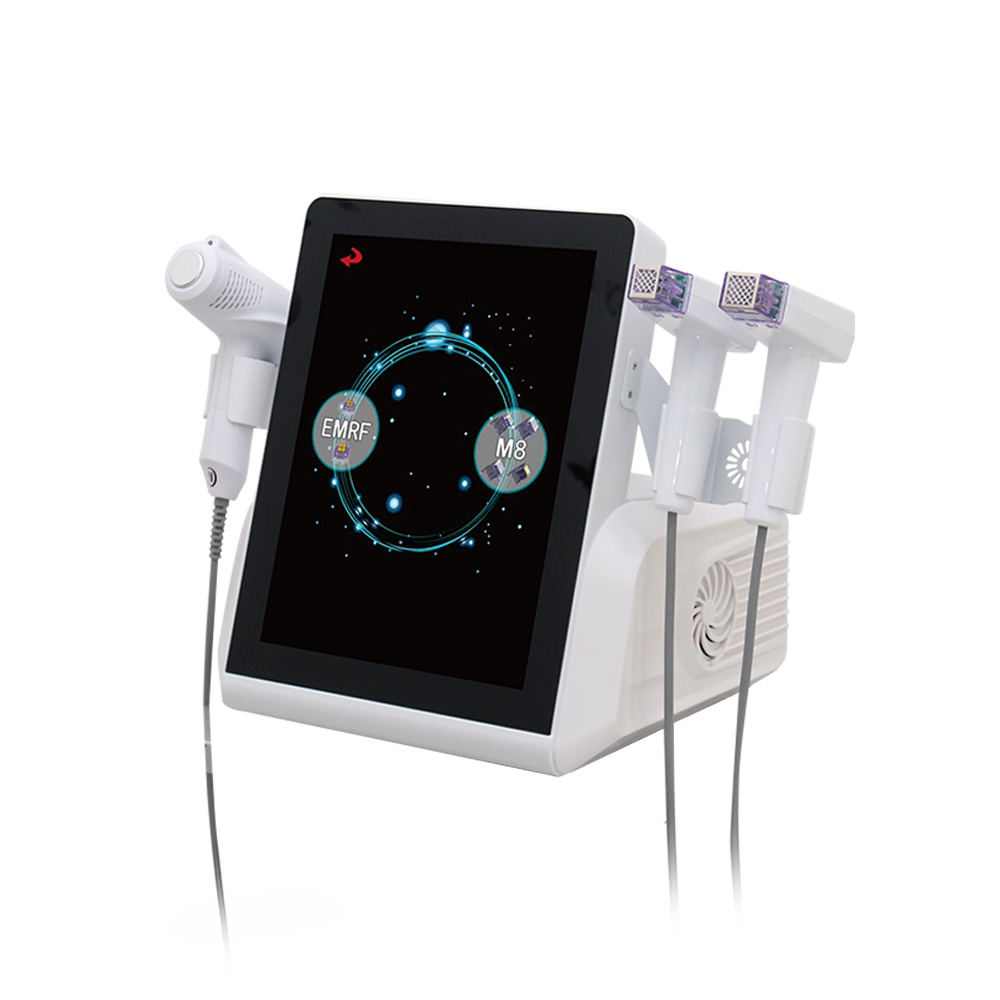 3 in 1 EMRF M8+ICE Hammer Gold Fractional Micro-Bedarf Beauty Machine