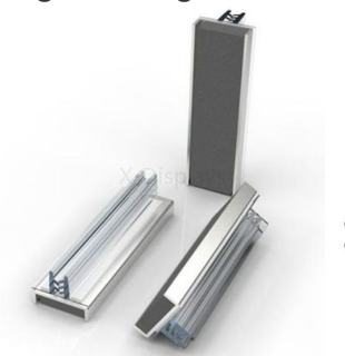 Magnetic Hinged Gripper Sign Holder, 3" Long SG-C36M