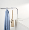 Magnetic Banner holder with White Base and Two Clear Hangers R8-1