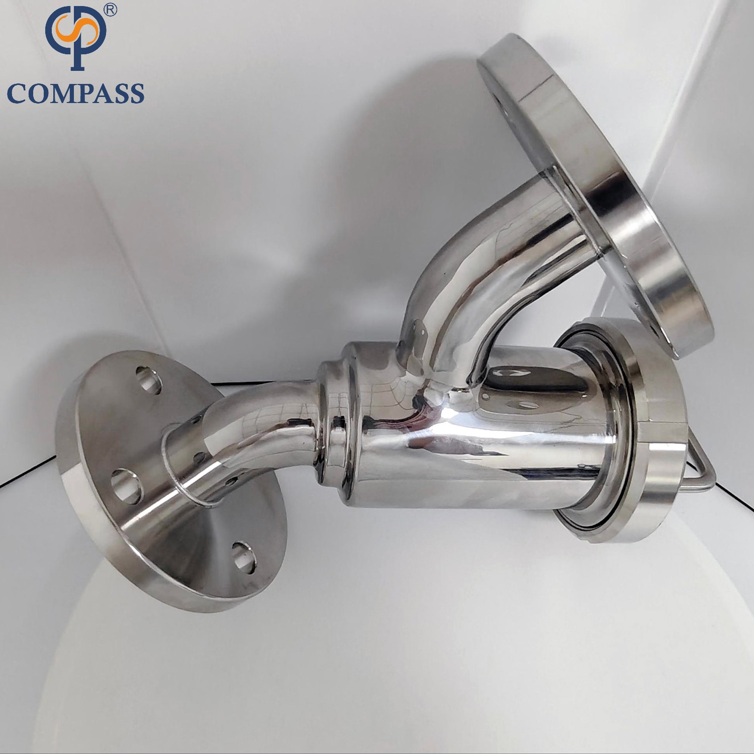 Фильтр элемента 80Mesh зеркально полированный SS304 DN40 PN16 фланцевые Y-образные коленчатые фильтры