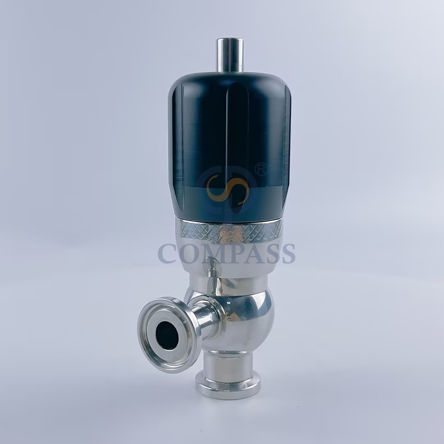 Самый продаваемый мини-стерильный предохранительный клапан из санитарной нержавеющей стали AISI316L SMS с ручным зажимом 1/2 дюйма для нефтегазовой промышленности