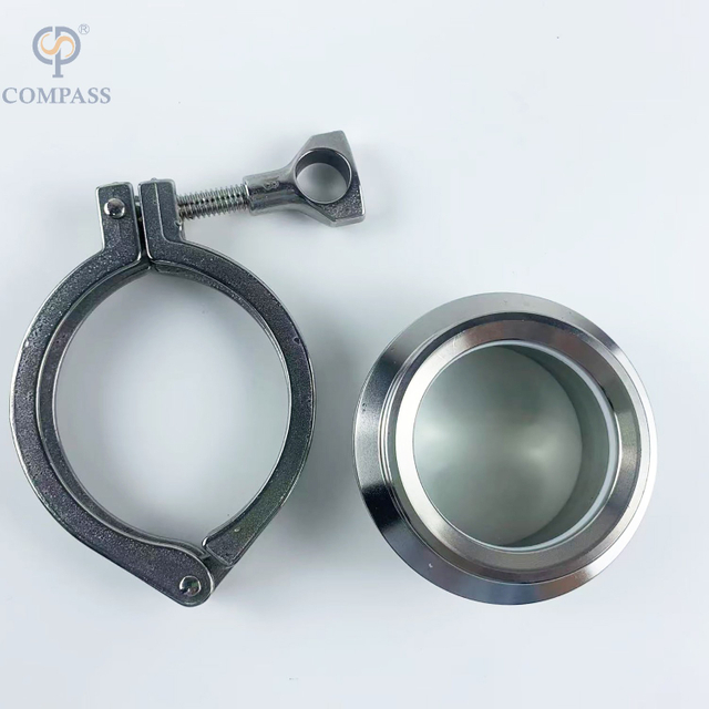 DN15 SS304 Слугиваленное стекло зажима из нержавеющей стали из нержавеющей стали