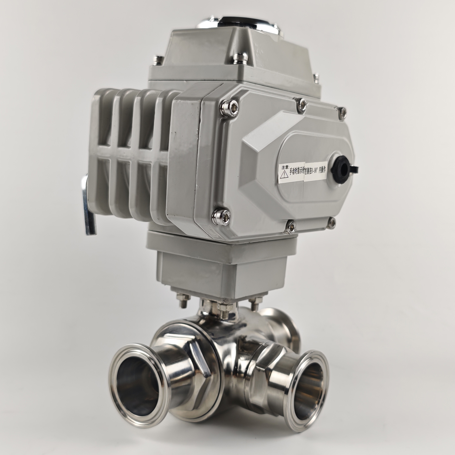 Цена производителя 38,1 мм из нержавеющей стали SMS Electric Type T -зажимный клапан шариковой клапан