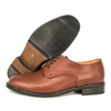 Zapatos oficina hombre planos rojo marrón 1110