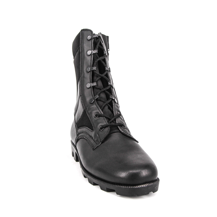 Botas selva del ejército británico negras con cremallera 5204