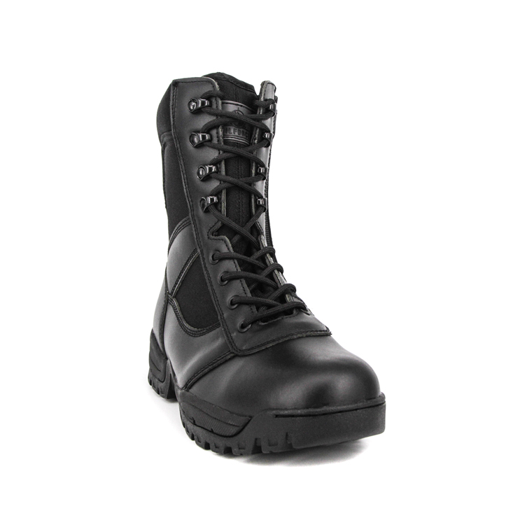 Botas tácticas militares negras de moto cómodas 4201