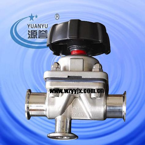 L Type Sanitary Diaphragm Valve