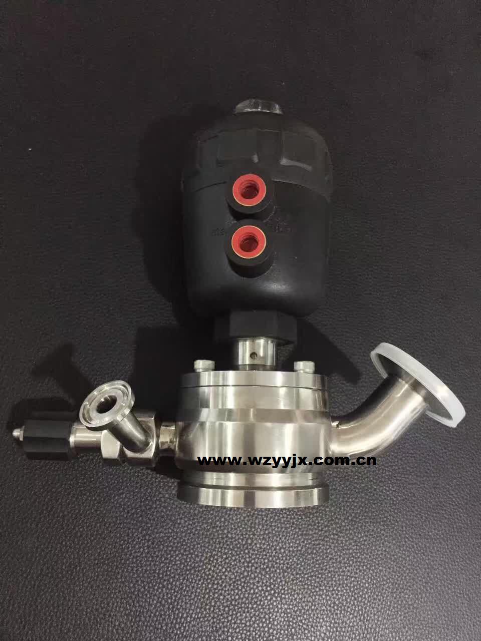 Aseptic Radial Diaphragm Tank Bottom Valve