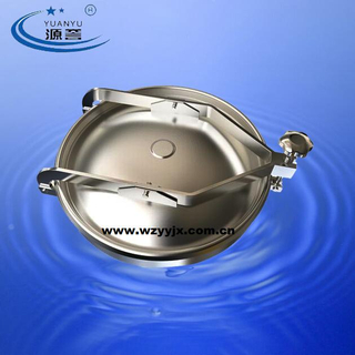 Stainless Steel Manway Witch Double Arms