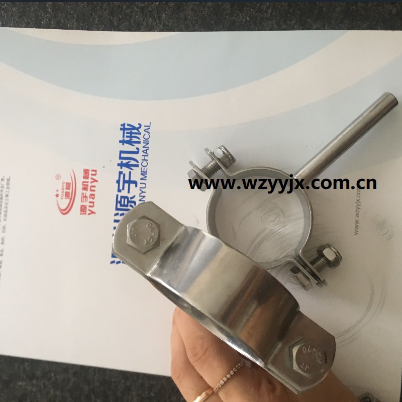 Stainless steel pipe clamp