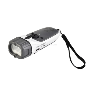 3 LED Dynamo Radio Flashlight Light Makita with Phone Charging, Alarm Function