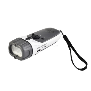 3 LED Dynamo Radio Flashlight Light Makita with Phone Charging, Alarm Function