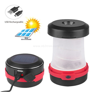 3W Folded Solar Rechargeable Camping Light