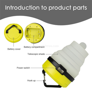 LED Mini Folded Rechargeable Camping Light