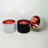 2019 new arrival best selling promotional rose gold flat glass candle holder