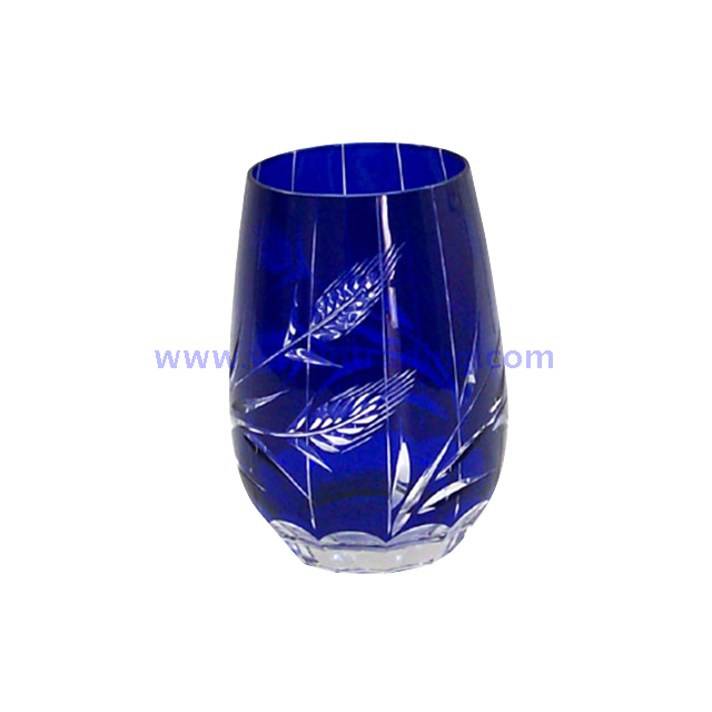 best selling cheap high quality hand cut glass tumbler for five star hotel and wine shop