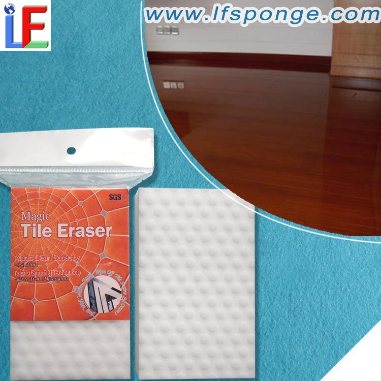 Magic-Tile-Eraser- removes dirt and glue residue on floor