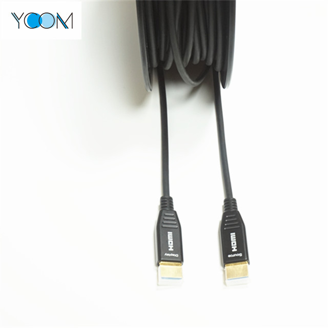 Cable ultra delgado tipo D fibra óptica HDMI 2.0