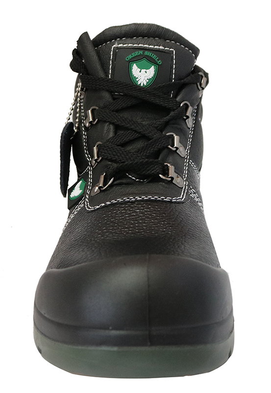 Buffalo leather PU sole steel toe safety shoes