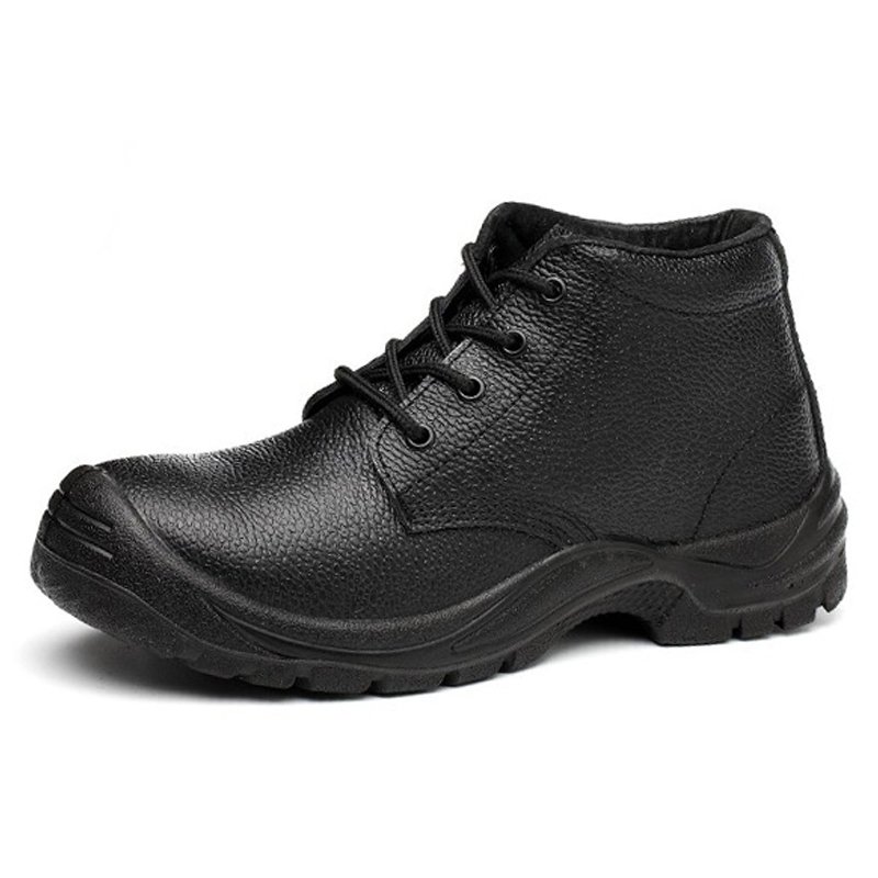 HS6622 genuine leather pu sole men safety boots