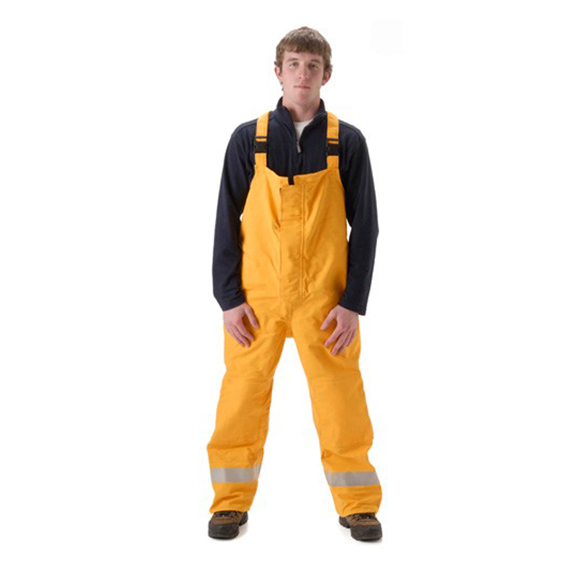 TR-004 hi vis reflective bib style overalls for workers