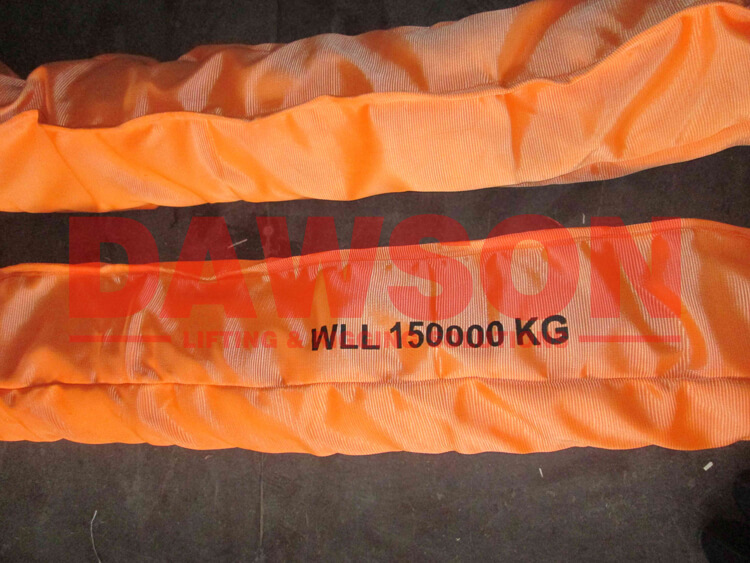 Мягкие подъемные стропы WLL 200 тонн, круглые стропы 200000 кг для подъема крана - Dawson Group Ltd. - Китайский производитель, поставщик