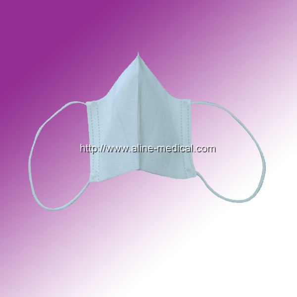 Cone type mask with non-woven elastic loop