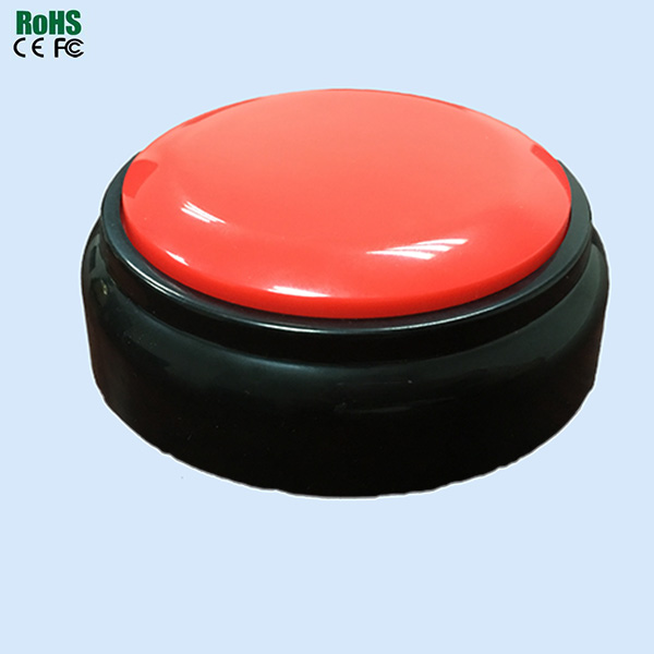 10 Seconds Playing Sound Easy Red Buzzer Button