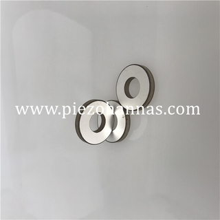 P8 material piezoelétrico transdutor anel piezoelétrico cerâmica manufratura