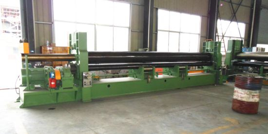 Máquina laminadora de metal con pre-plegado para enrollar 6 m de longitud (W11S-20X6000)