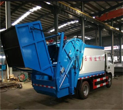 Pequeño carro de basura del compresor de la capacidad 10CBM de la basura de la compresión de China
