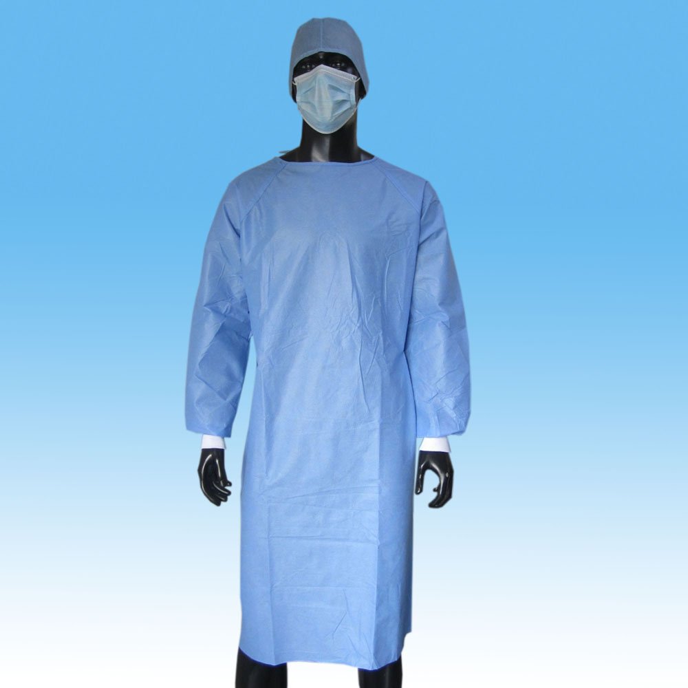 Eo Sterilized Disposable SMS Stardard Surgical Gown for Operation Room