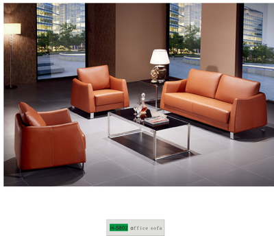 Sofá de Oficina Naranja H-5802