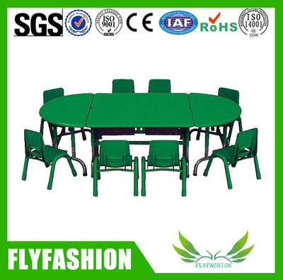Modern kindergarten school furniture with chairs and tables(SF-05C)