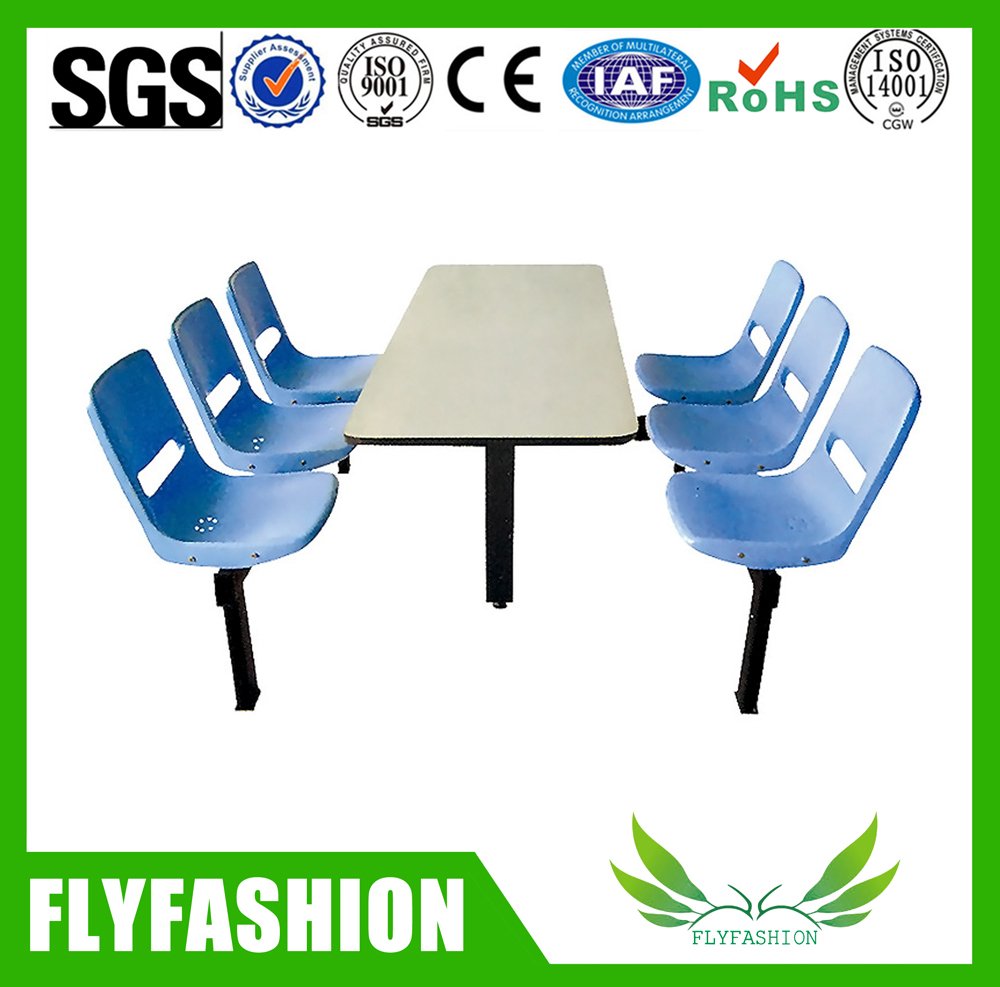 Steel Frame School Canteen Table Metal School Furniture(SF-13)